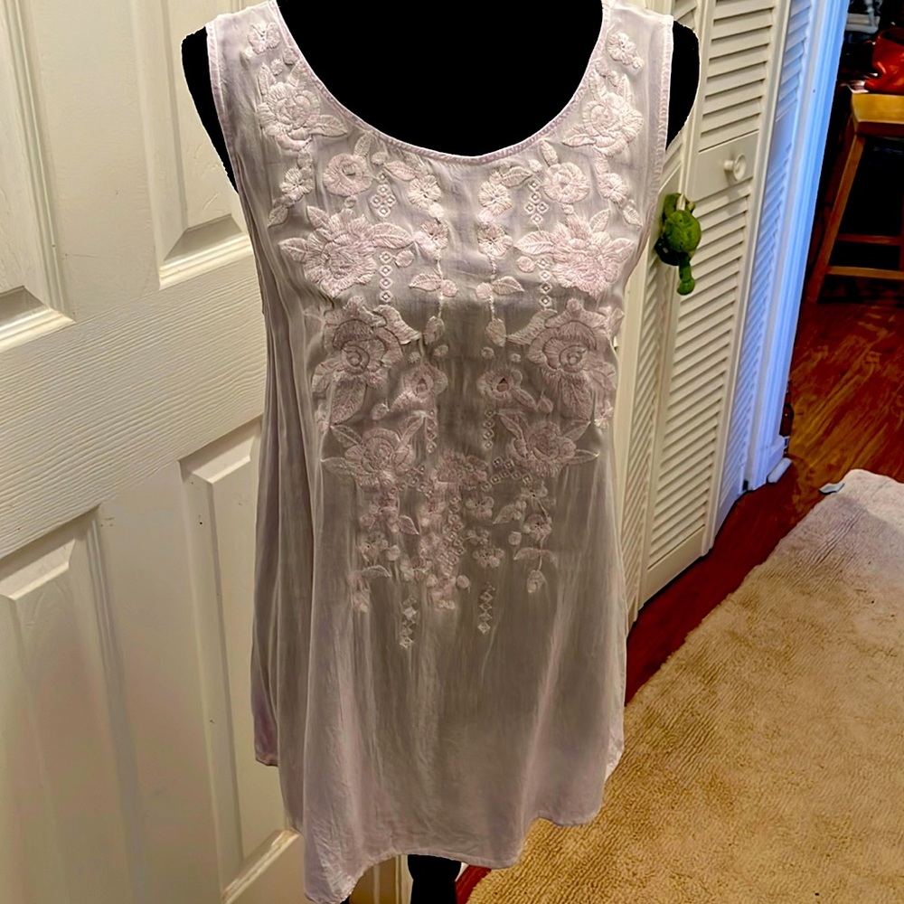 Pale lilac blouse by Andree